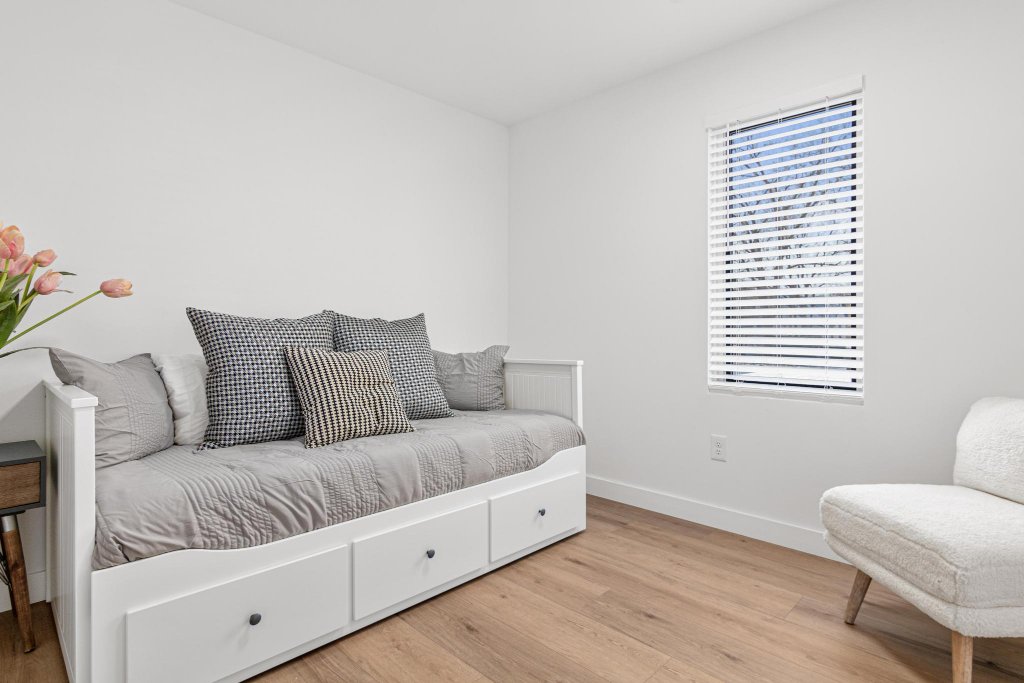 Main level furnished bedroom